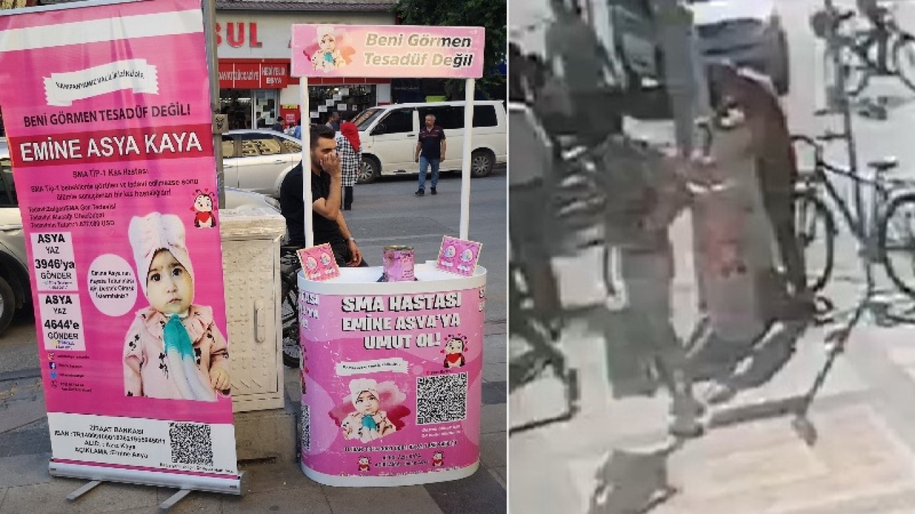 SMA hastası Emine Asya için toplanan bağış kutusunu çalmıştı: Şüpheli serbest bırakıldı