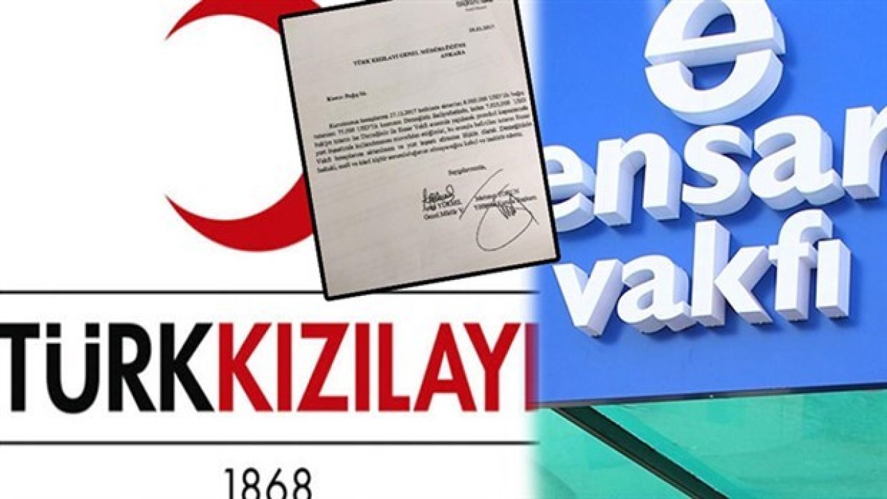 Kızılay - Ensar Vakfı skandalında yeni belge