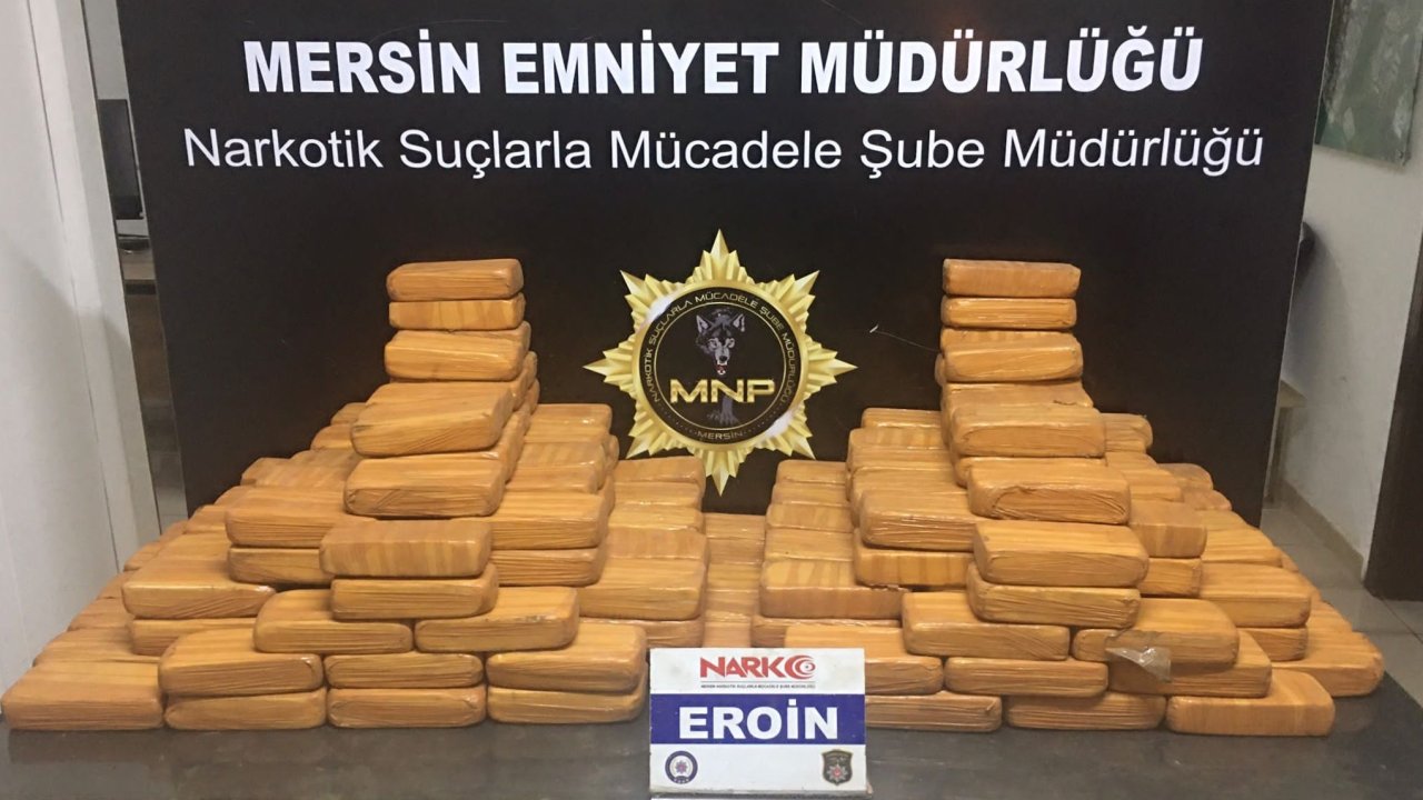 Bakan Soylu: Mersin'de 105 kilo eroin ele geçirildi