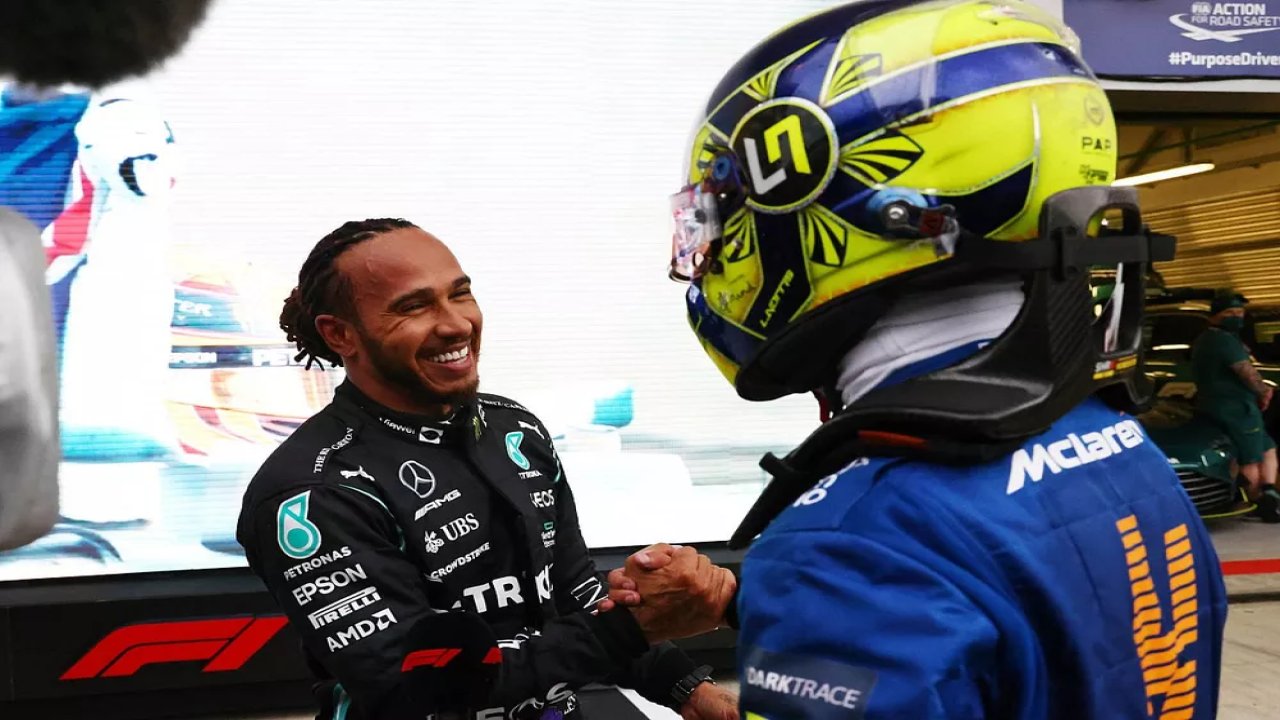 Lando Norris, Lewis Hamilton döneminde yarıştığı için kendini 