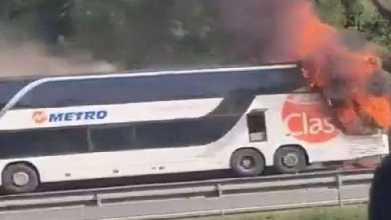 Sakarya'da 74 kişi ölümden döndü: Bir anda alev aldı