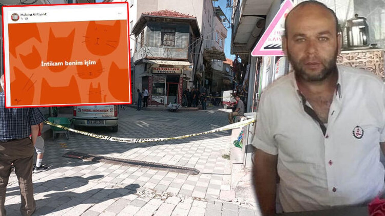 Eşi ile 1 kişiyi öldürdükten sonra 'İntikam benim işim' paylaşımı yaptı