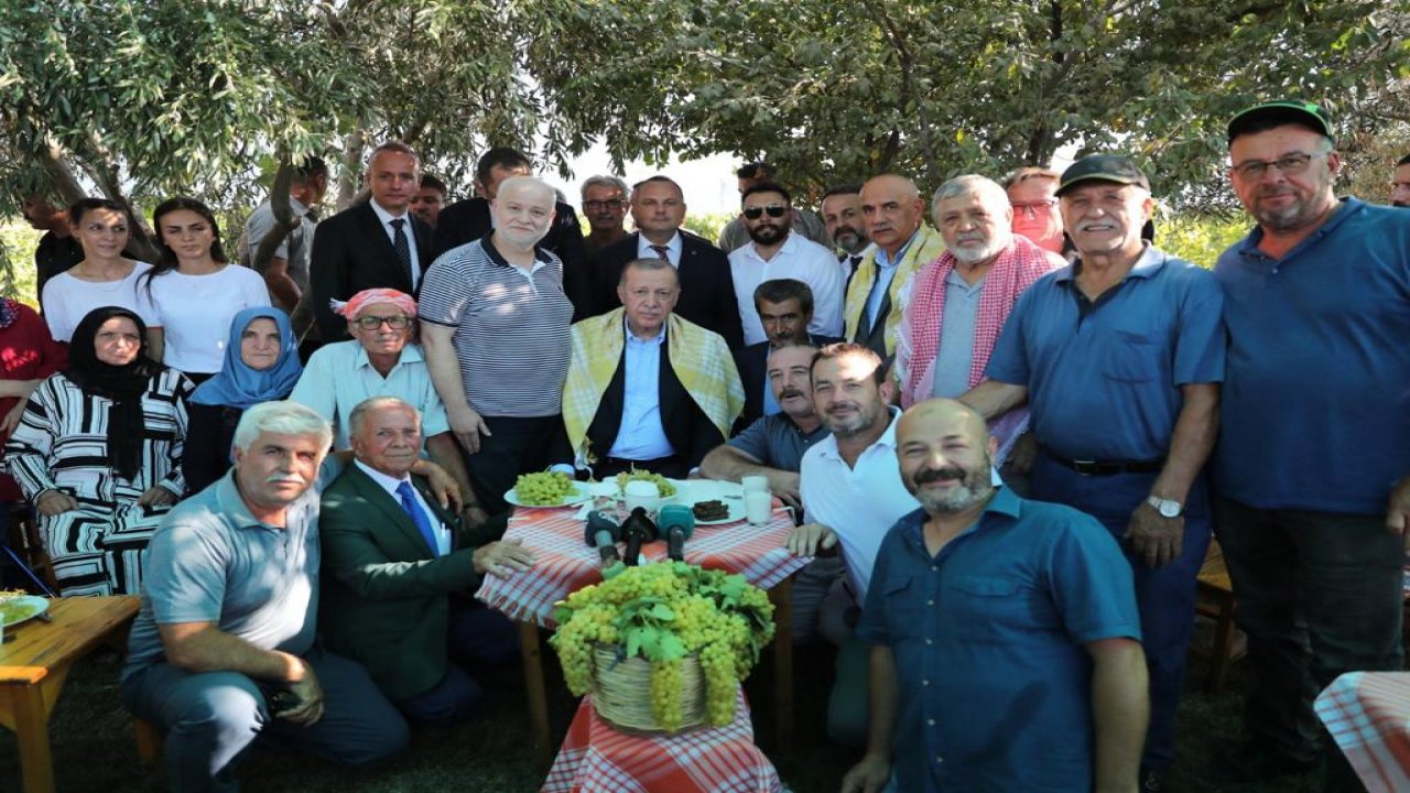 Erdoğan aradığı morali üzümde mi buldu?
