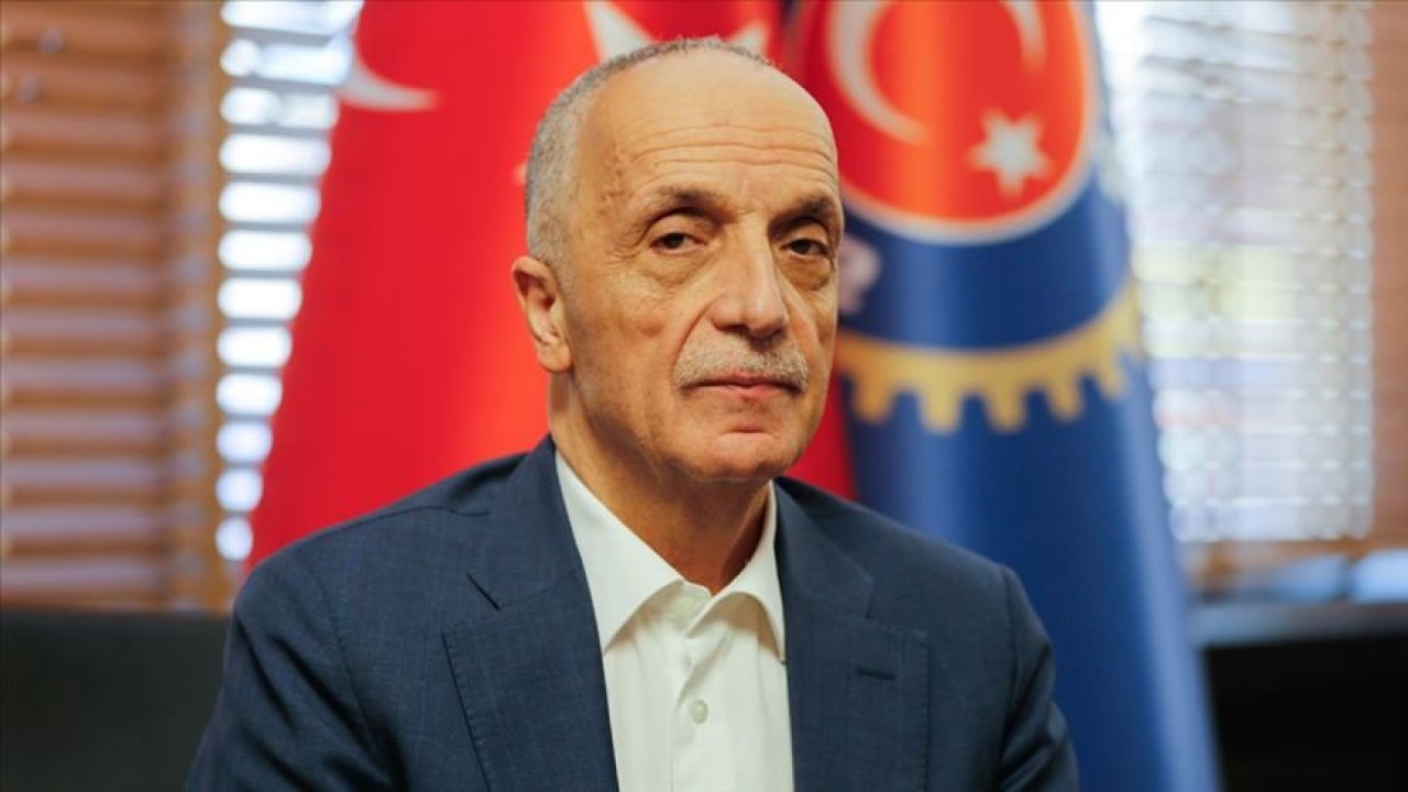 Türk-İş Genel Başkanı Ergün Atalay: İşçiler ücretleri üzerinden adaletli olmayan bir vergilendirmeyle karşı ka