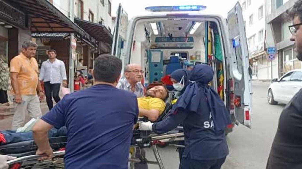 Tamir için getirilen silahla yanlışlıkla kendini yaraladı