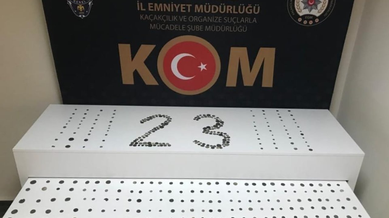 Elazığ’da 470 sikke ele geçirildi
