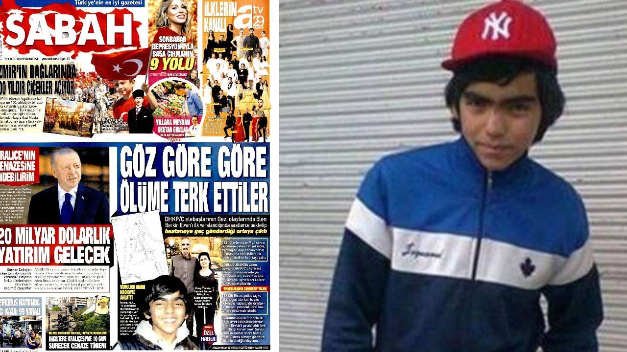 Sabah gazetesi: Berkin’in katili DHKP-C, göz göre göre ölüme sürüklediler