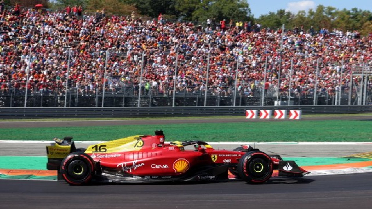 İtalya GP: Charles Leclerc, İtalya'da pole pozisyonunda