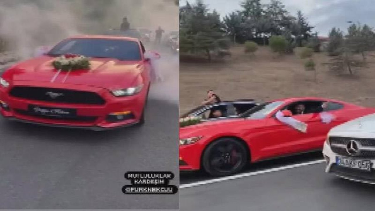 Düğün konvoyundaki drifte 30 bin TL ceza kesildi