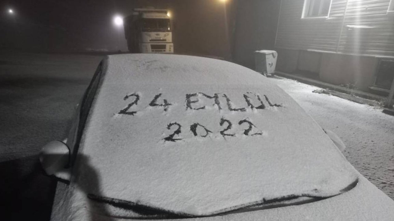 Sahara Geçidi'ne mevsimin ilk karı yağdı