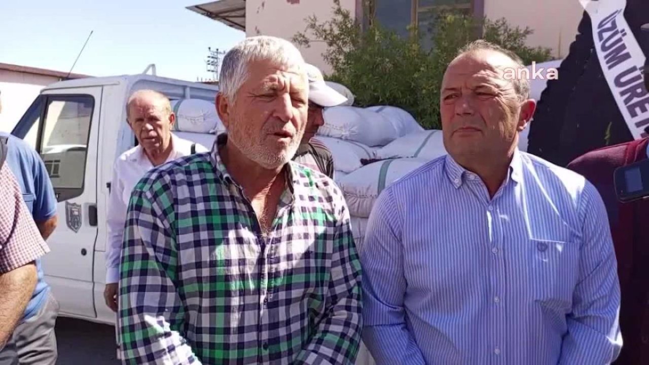 Üzüm üreticilerinden TMO’ya siyah çelenk
