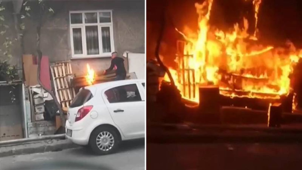 Bağcılar'da tartıştığı kişinin evini yaktı