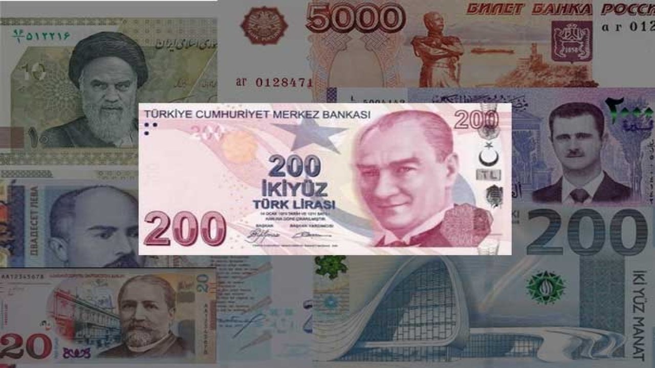 Türk Lirası komşu ülke paraları karşısında eridi