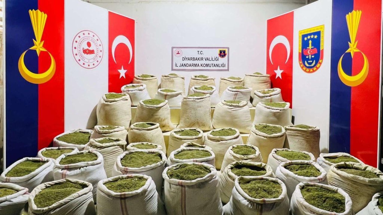 İçişleri Bakanlığı: Diyarbakır'da 3 ton 470 kilo esrar ele geçirildi