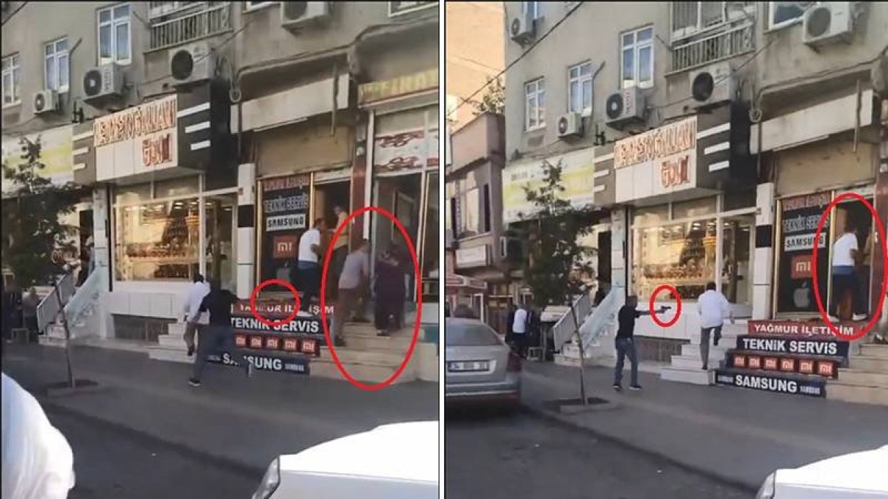 Diyarbakır'da cadde ortasında silahlı çatışma!