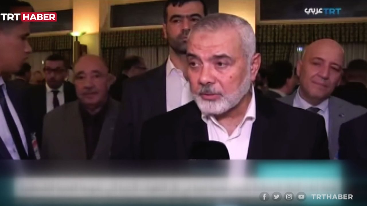 Hamas lideri Haniye TRT'ye konuştu