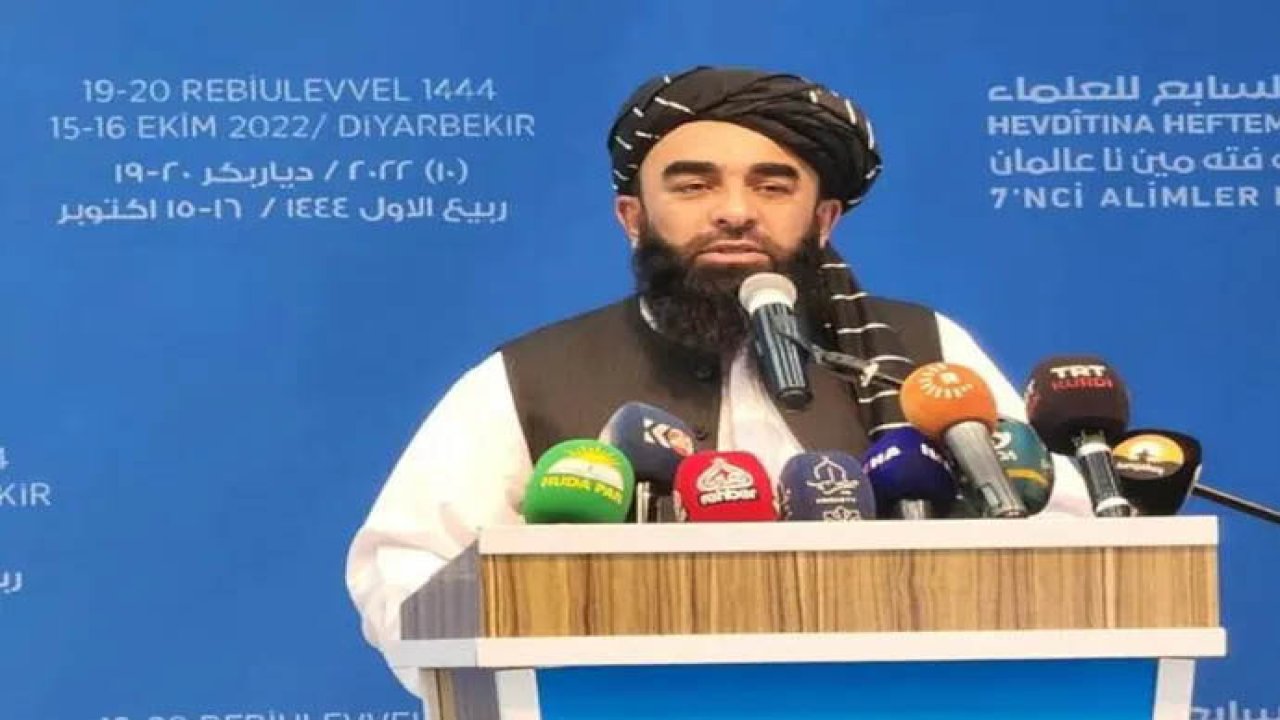 7. Âlimler Buluşması: Taliban sözcüsü Diyarbakır’da konferansa katıldı