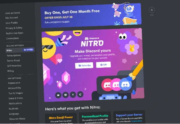 Discord, uygun fiyatlı bir abonelik sunuyor