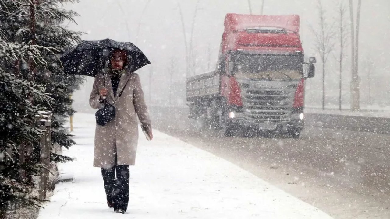 Meteoroloji'den kuvvetli sağanak ve kar yağışı uyarısı