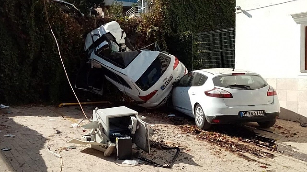 Freni patlayan kamyon otomobile çarptı: Otomobil sürücü öldü, kamyondaki 6 kişi yaralandı