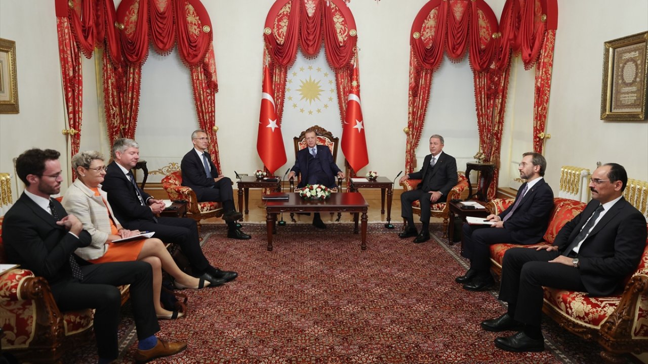 Erdoğan, NATO Genel Sekreteri Stoltenberg ile görüştü