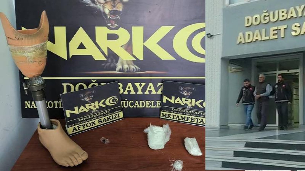 Protez bacağına gizlediği uyuşturucuyu İran'dan Türkiye'ye getirdi: Şüpheli tutuklandı