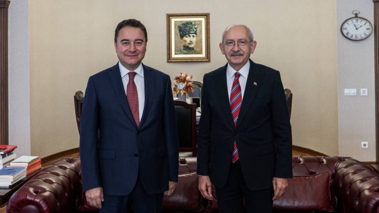 Ali Babacan'dan Kemal Kılıçdaroğlu’na ziyaret