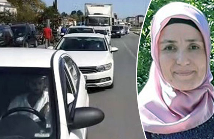 Motosikletin çarptığı kadın öldü, vatandaşlar yolu kapattı