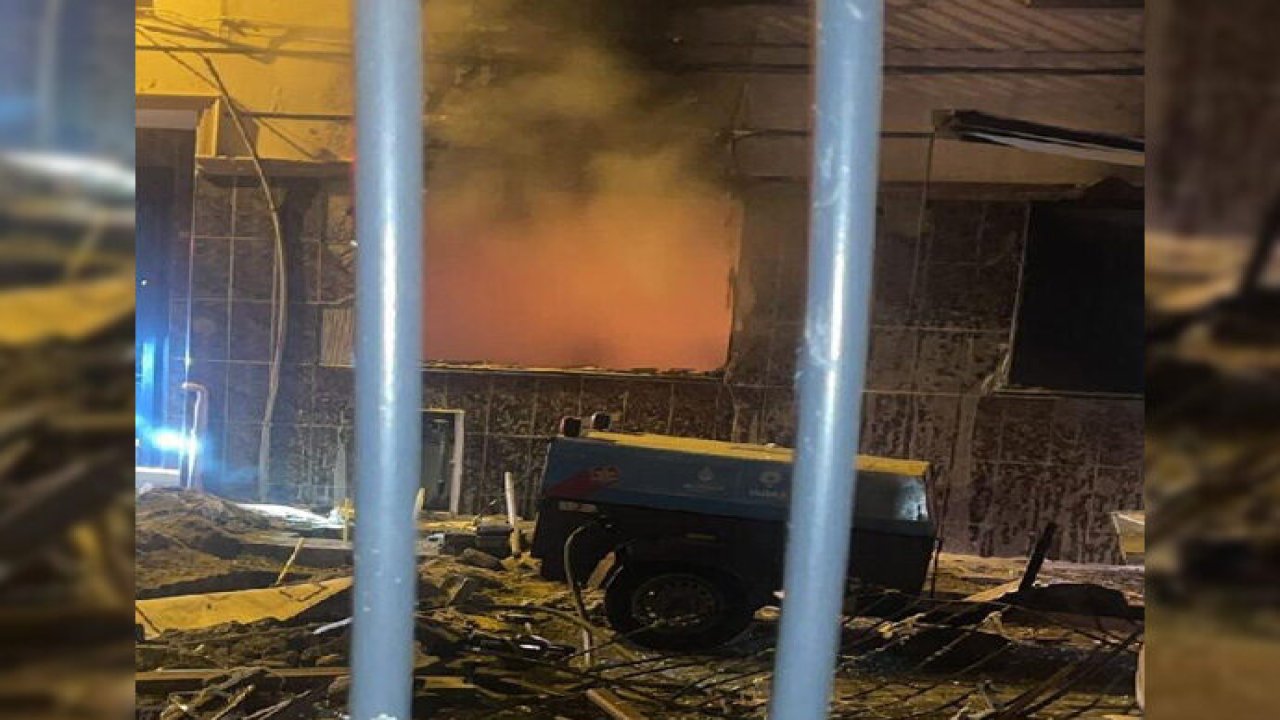 Fatih'te bir binanın doğal gaz kutusunda patlama: 10 kişi yaralandı