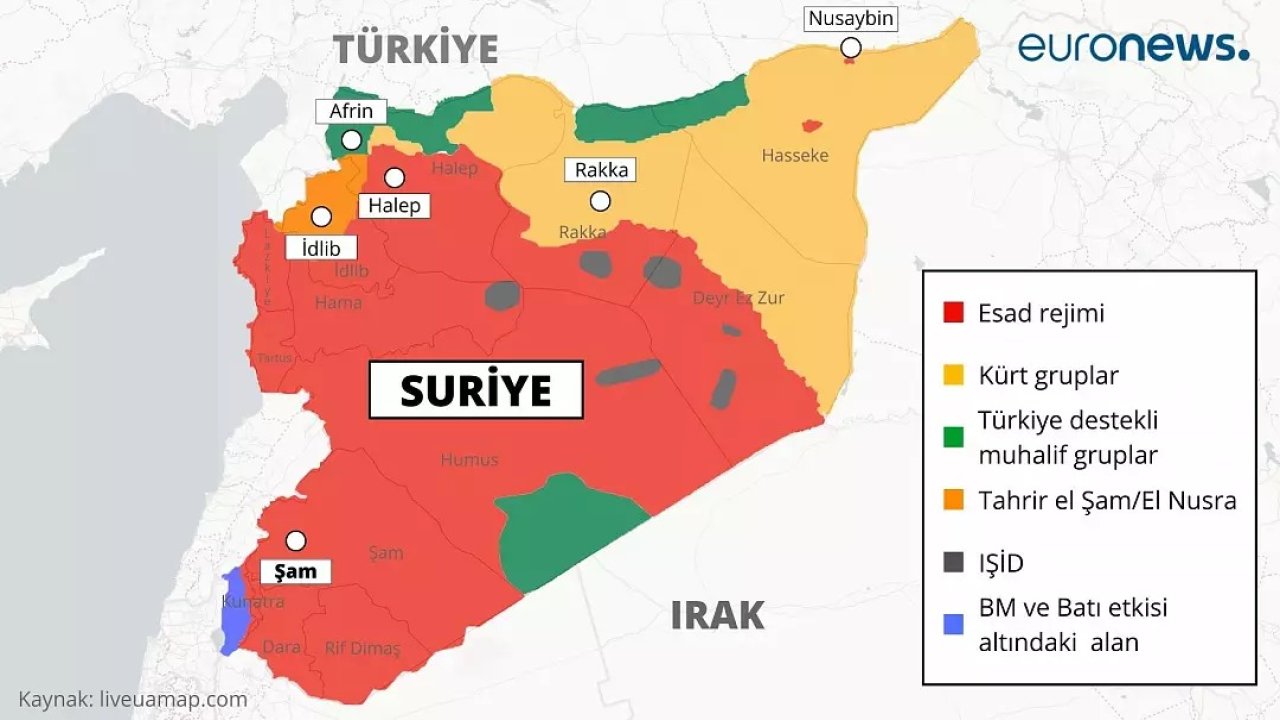 PENÇE KİLİT OPERASYONU Suriye'de hangi bölge kimin elinde?