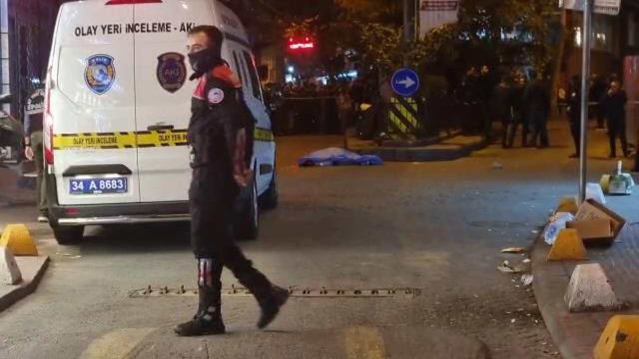 Beyoğlu'nda silahlı saldırı: 1 kişi öldü, 1 kişi yaralandı