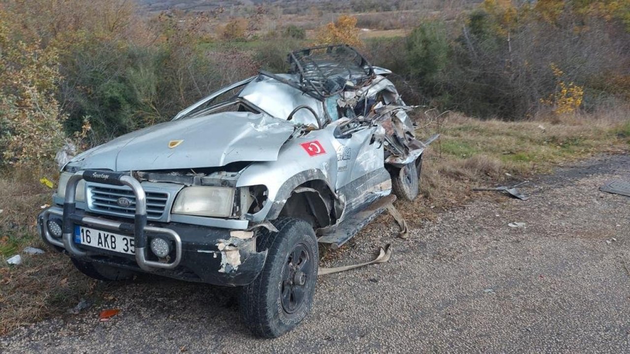 Bursa'da feci kaza: 1 ölü, 2 yaralı