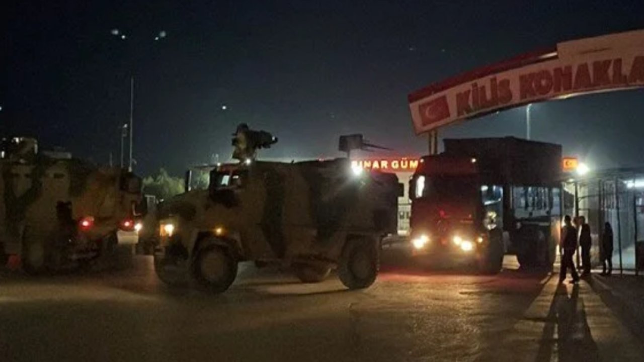 Kilis'teki Öncüpınar Sınır Kapısı bölgesine 3 roket düştü