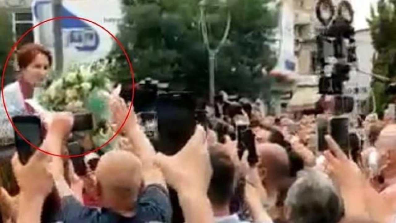 Akşener’e çiçek verdi maaşı kesilip sürüldü