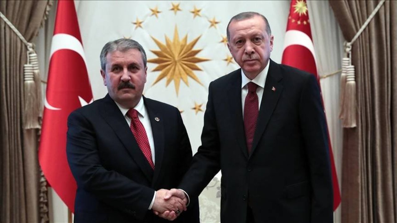BBP lideri Mustafa Destici ile Cumhurbaşkanı Erdoğan arasında seçim tarihi diyaloğu