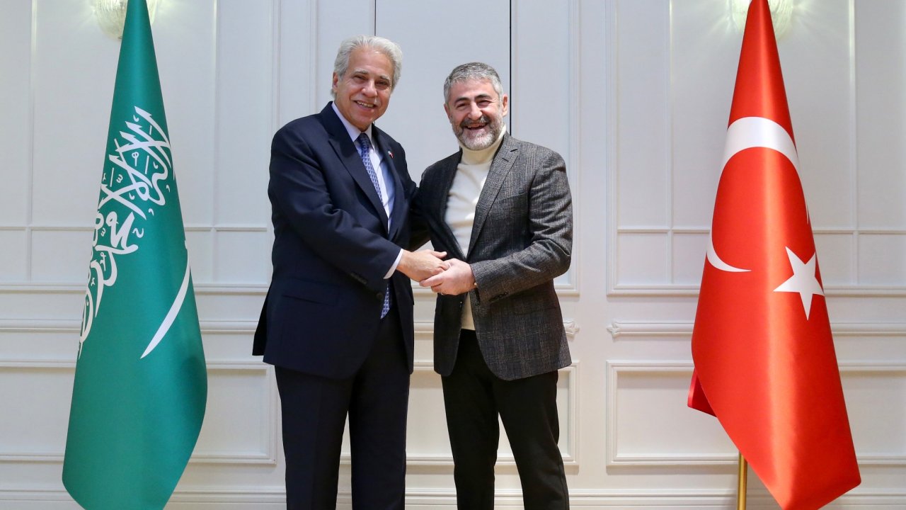 Nebati, Suudi Arabistan Ticaret Bakanı ile görüştü
