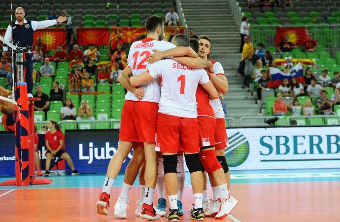 A Milli Erkek Voleybol Takımı, Kuzey Makedonya’yı 3-0 mağlup etti