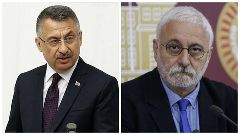 HDP'li Saruhan Oluç'tan Fuat Oktay'a: 'Megri megri' diyerek, erbani çalarak Kürt dostu olunmaz!