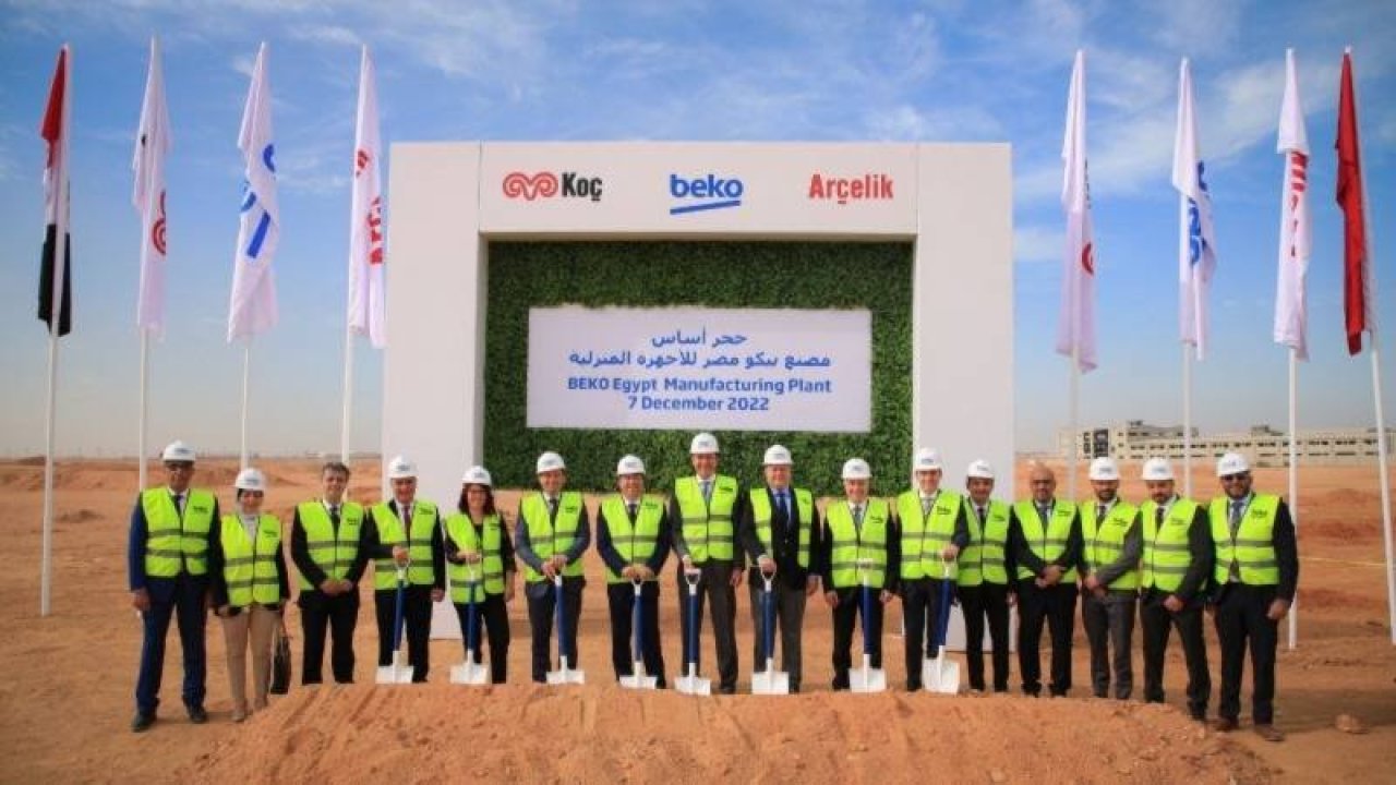 Arçelik, Mısır'da beyaz eşya fabrikasının temellerini attı