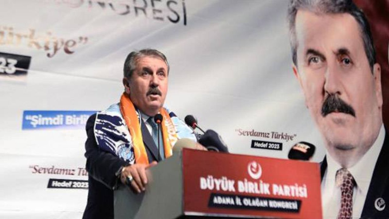 Destici: Parti olarak idam cezasının geri getirilmesini istiyoruz