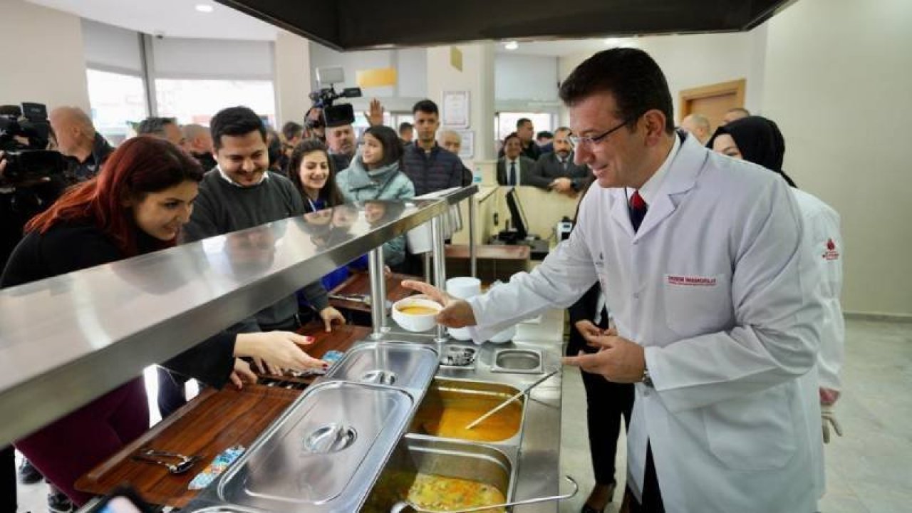 Ekrem İmamoğlu, Sultanbeyli’de açılan kent lokantasında ilk servisi yaptı: Toplam 9 kent lokantası daha açmayı