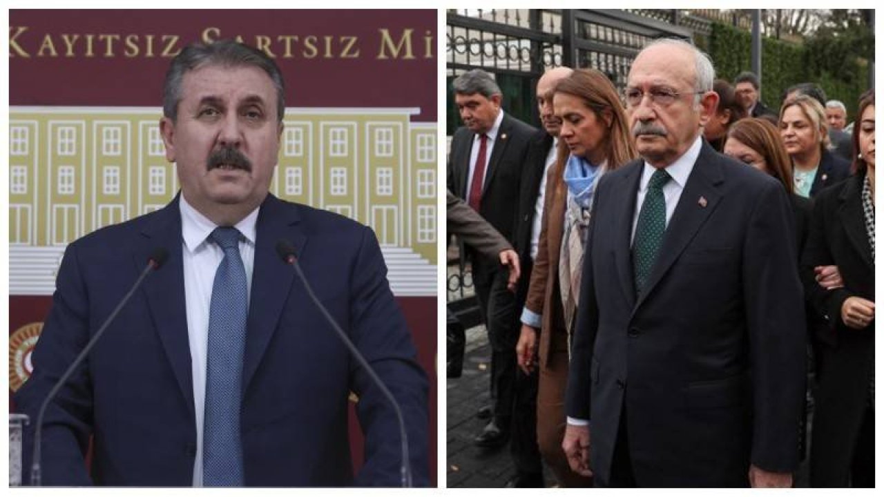 Mustafa Destici: Her yere yürüyen Kılıçdaroğlu'na bir gün de Diyarbakır annelerinin çadırına yürümesini tavsiy
