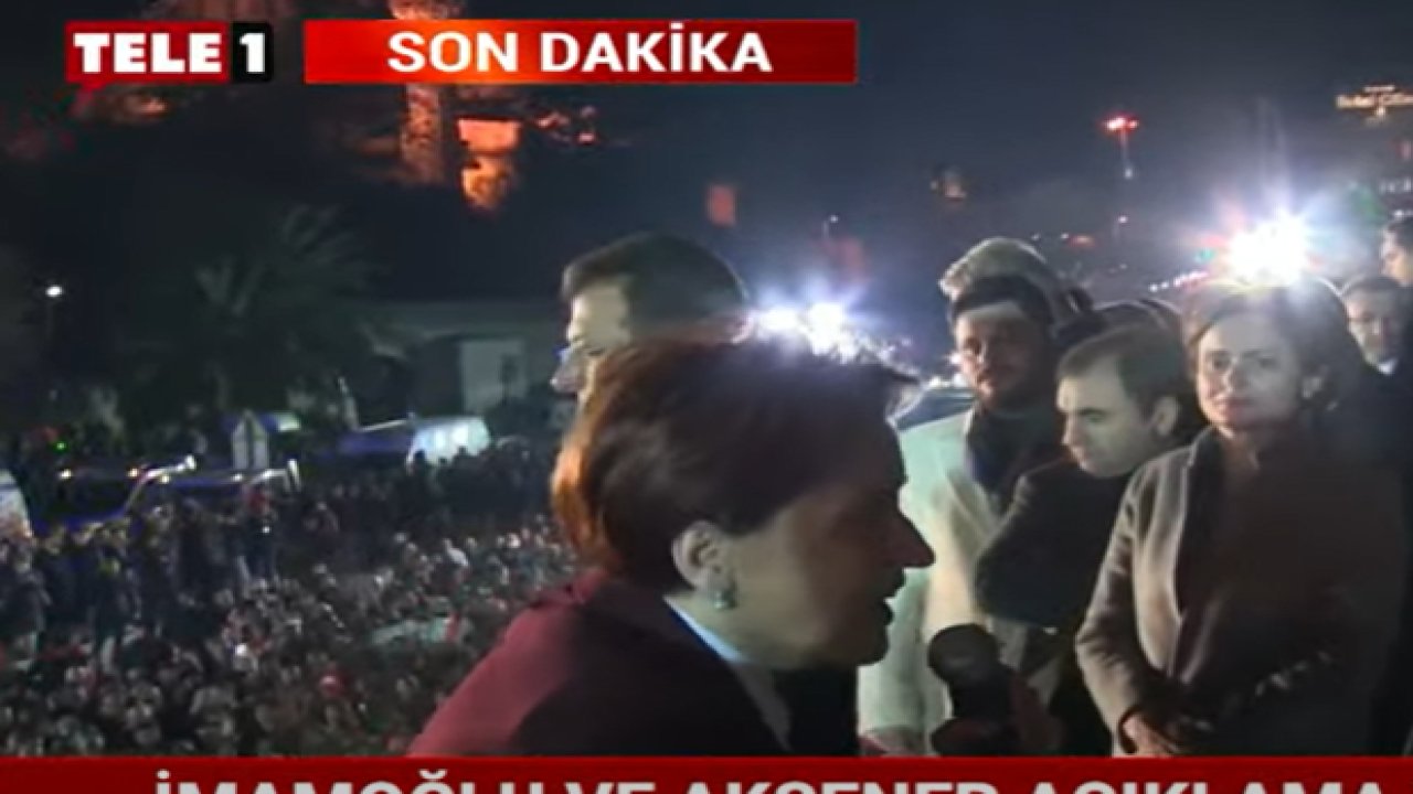 Akşener Saraçhane'de: YAŞASIN HÜRRİYET, KAHROLSUN İSTİBDAT