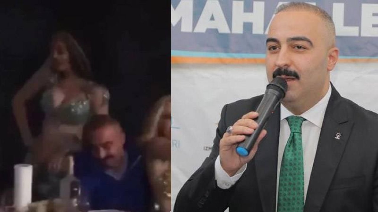Ofiste dansöz oynatan AK Parti ilçe başkanı istifa etti