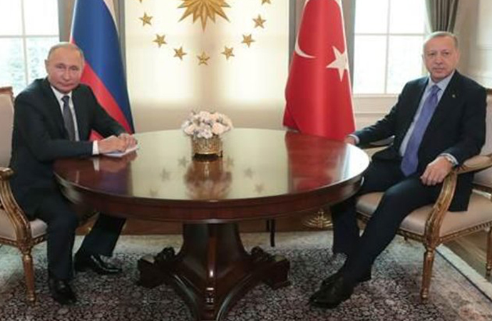 Cumhurbaşkanı Erdoğan, Putin ve Ruhani’yle görüştü