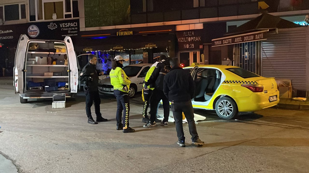 Ücret nedeniyle tartıştığı taksiciyi silahla yaraladı