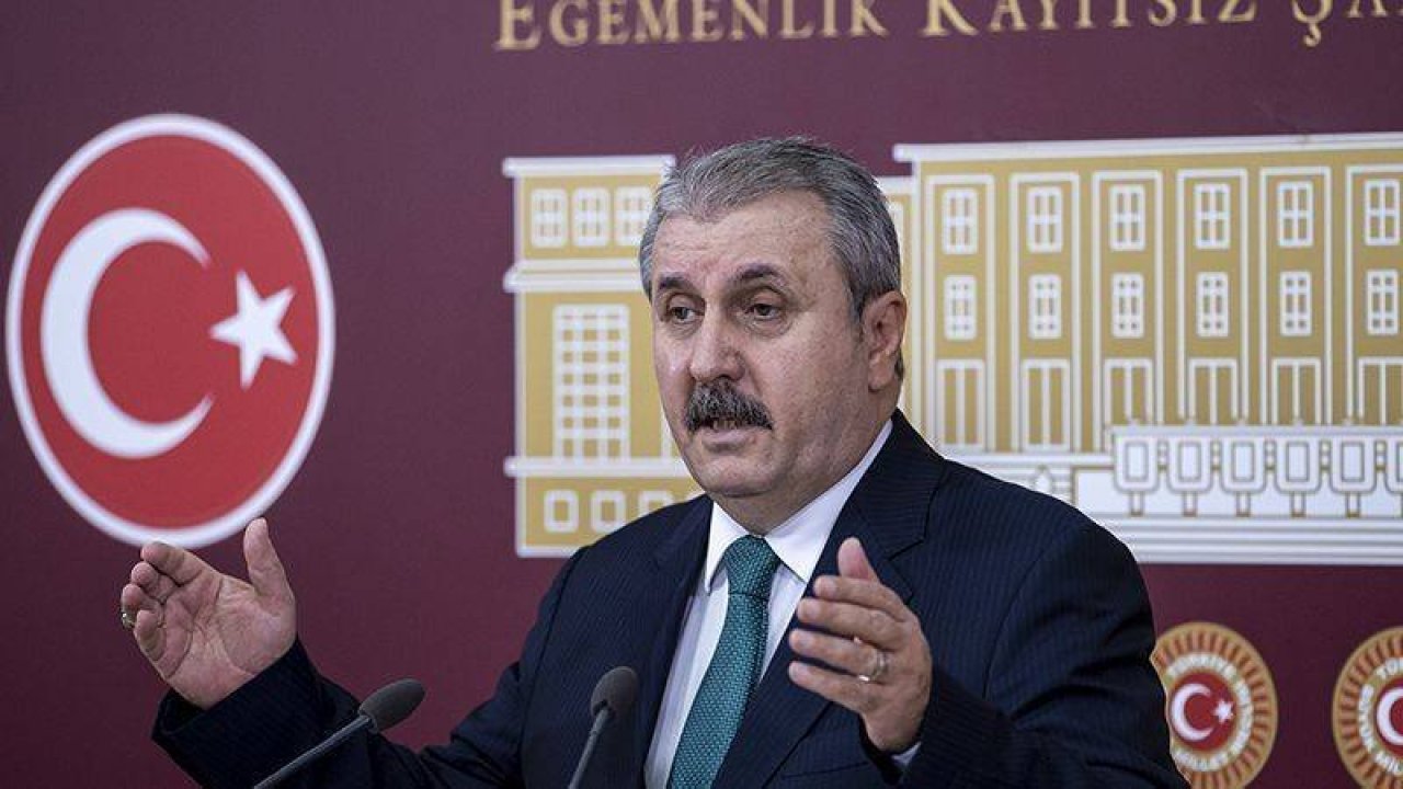 Mustafa Destici: PKK'nın siyasi şubesine yapılacak Hazine yardımına bloke konulması kararını olumlu buluyorum