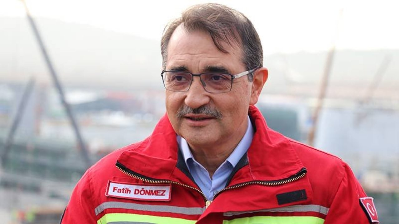 Bakan Fatih Dönmez: Hedefimiz; mart sonuna kadar Karadeniz'in altındaki gazı milletimize sunmak