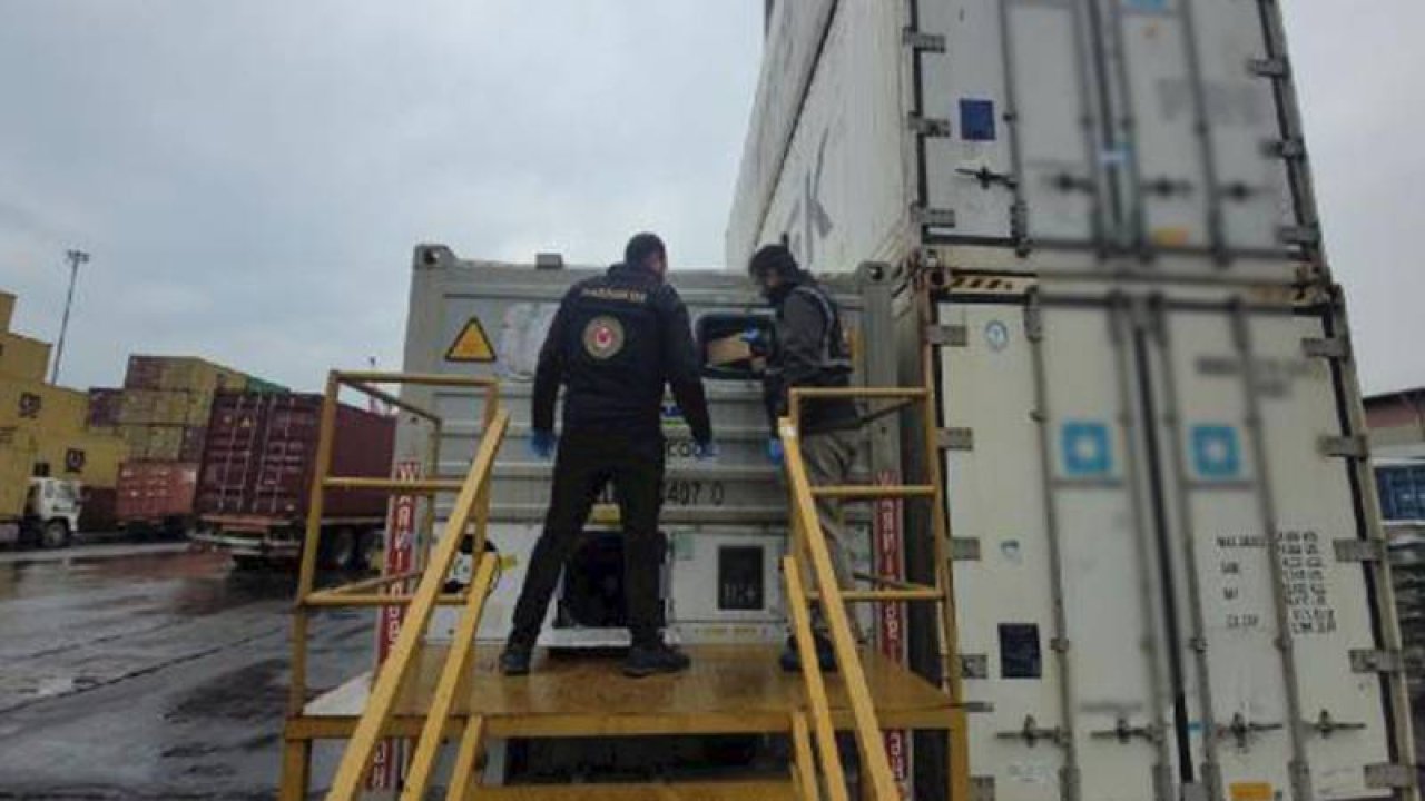 Mersin Limanı'nda 56 kilo kokain ele geçirildi