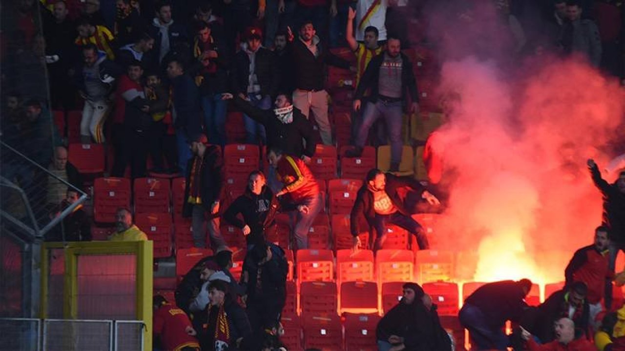 Göztepe-Altay maçında işaret fişeğini fırlatan sanık hakkında 23 yıla kadar hapis istendi